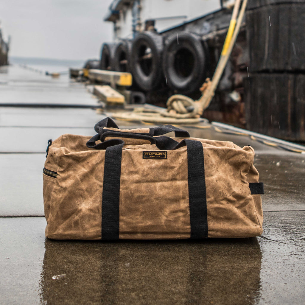 Readywares Waxed Canvas Duffel Bag (20", Tan)