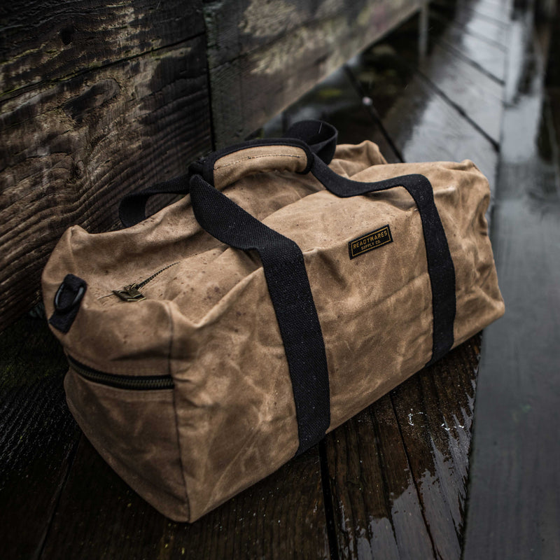 Readywares Waxed Canvas Duffel Bag (20", Tan)